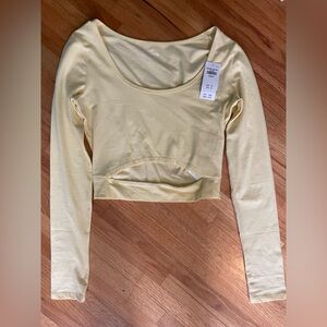 Hollister Long sleeve crop top